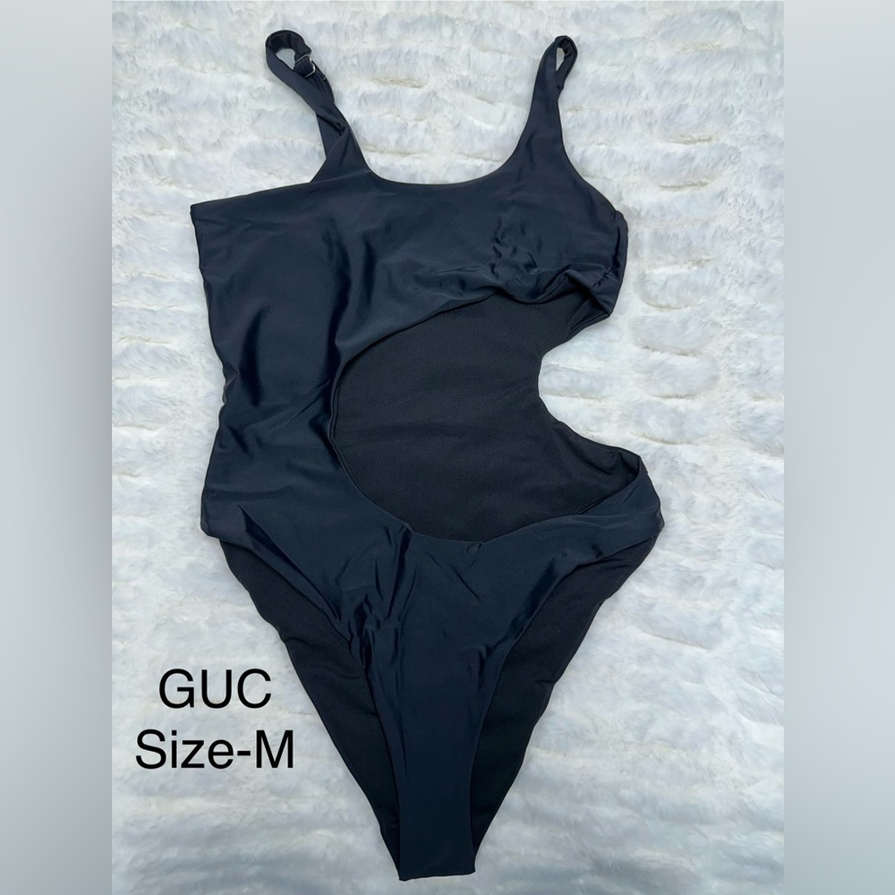 SHEIN Black One-Piece Swimsuit